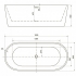 Aquanet Акриловая ванна ECLIPS 180x80