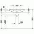 раковина 70 см. Duravit PURAVIDA