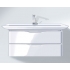 тумбочка подвесная для раковины 0371100000 цвет - White high gloss Duravit PURAVIDA