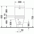 Унитаз напольный под бачок Duravit 2NDFLOOR