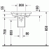 раковина 50 см Duravit 2NDFLOOR