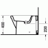Биде напольное Duravit 2NDFLOOR