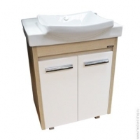 COMFORTY Тумба-умывальник Киото-60 сосна лоредо с раковиной COMFORTY 001 COMFORTY Тумба-умывальник Киото-60 сосна лоредо с раковиной COMFORTY 001
