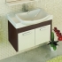 COMFORTY Тумба-умывальник Киото-75 П венге с раковиной COMFORTY 002