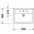Раковина 600 х 450 Duravit STARCK 3