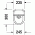 писсуар с внутренней подачей воды Duravit STARCK 3