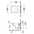 Унитаз подвесной compact (укороченный) Duravit D-CODE
