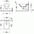 Биде подвесное Duravit D-CODE