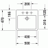 раковина 50 см Duravit VERO