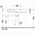 раковина для мебели 85 см Duravit VERO