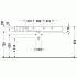 раковина для мебели 125 см Duravit VERO