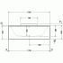 Ванна 180х80 с двумя наклонами для спины Duravit DURASTYLE