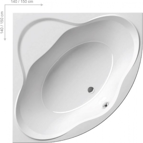 Ravak Ванна NEW DAY PU-PLUS 150х150