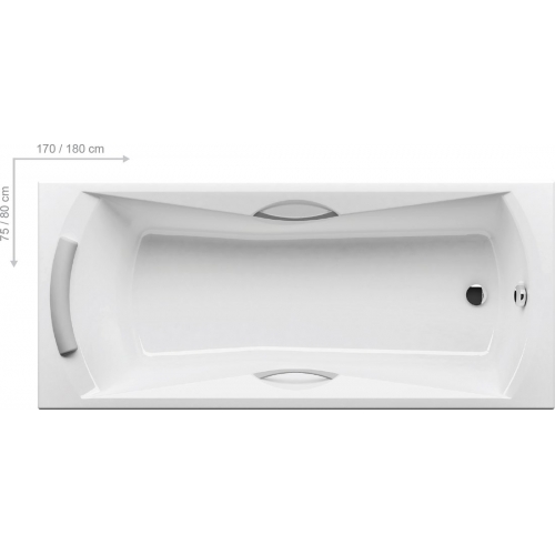 Ravak Ванна SONATA PU-PLUS 170х75