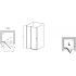 Душевая дверь Ravak CSD2-110 блестящий+стекло Transparent