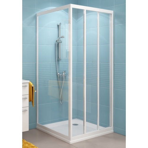 Душевая стенка Ravak PSS-80 белая+Грапе