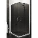 Уголок квадратный BLRV2K-110 белый стекло Графит Ravak 1XVD0100ZH