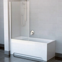Шторка для ванн CVS1-80 L блестящий стекло Transparent Ravak 7QL40C00Z1