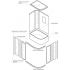 Душевая кабина Timo Standart T-1120 L/R 120x85x220