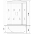 Душевая кабина Timo Standart T-1150 150x88x220