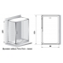 Душевая кабина Timo Premium PURO SWING DOOR 120x90x220