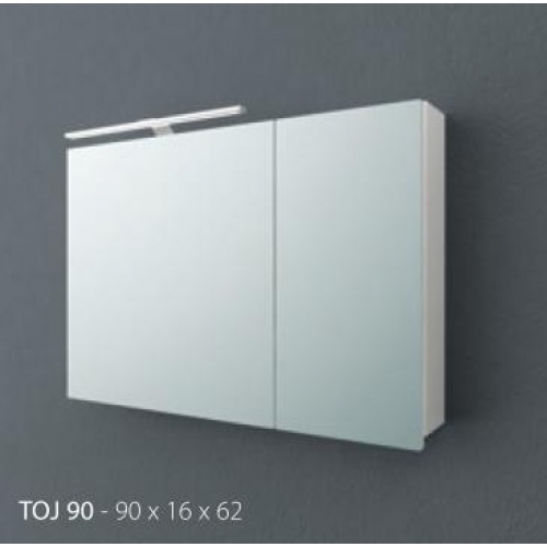 Зеркало-шкаф с подсветкой Kolpa San TOJ 90 WH/WH Jolie
