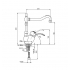 F3307BR Смеситель для кухни Fima Carlo Frattini серия Lamp бронза F3307BR Смеситель для кухни Fima Carlo Frattini серия Lamp бронза