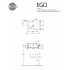 Kerasan EGO 3241 Раковина 50x40