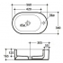 Kerasan FLO 3145 Раковина-чаша овальная 56х34