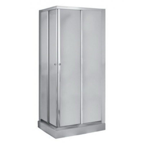 Тренд Душевой уголок 75X90 белый профиль, матовое стекло Vidima T2644AC