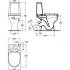 СириусЭлеганс (BOX) унитаз-компакт, косой выпуск, сиденье и крышка с микролифтом Vidima W917661 СириусЭлеганс (BOX) унитаз-компакт, косой выпуск, сиденье и крышка с микролифтом Vidima W917661