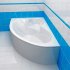 Cersanit Kaliope 153x100 Ванна акриловая левая