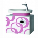 Laufen 4.3255.3.055.532.1 шкафчик MIMO 65х40 (бел роз.граф)