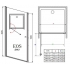 Душевая дверь Radaway Eos DWJ 100