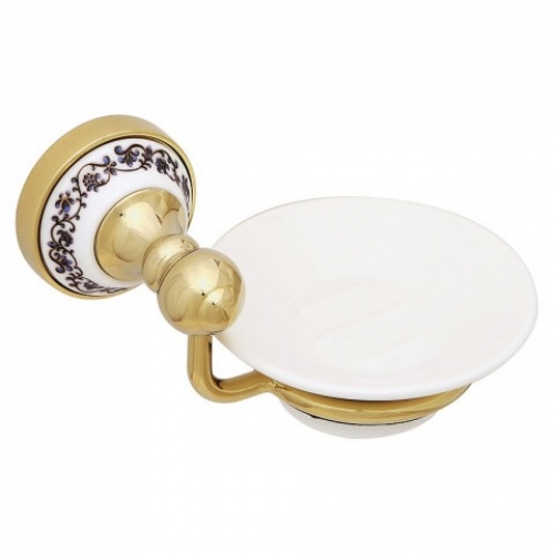 FX-78508G Gold Bogema Мыльница керамика Fixsen