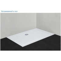 SMC поддон прямоугольный Cezares TRAY-M-AH-80/90-35-W
