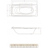 Saturn170x75 Прямоугольная ванна С-bath