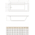 Semela 180x80 Прямоугольная ванна С-bath