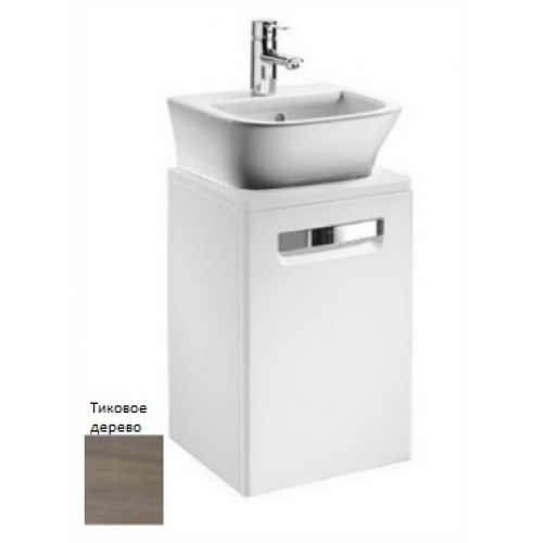 Roca ZRU9302839 тумба GAP 45 для раковины 44,5x39 (тиковое дерево)