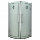 Душевой уголок Cezares RETRO-R-2-90-PP-Br