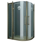 Душевой уголок Cezares RETRO-RH-2-120/90-PP-Cr