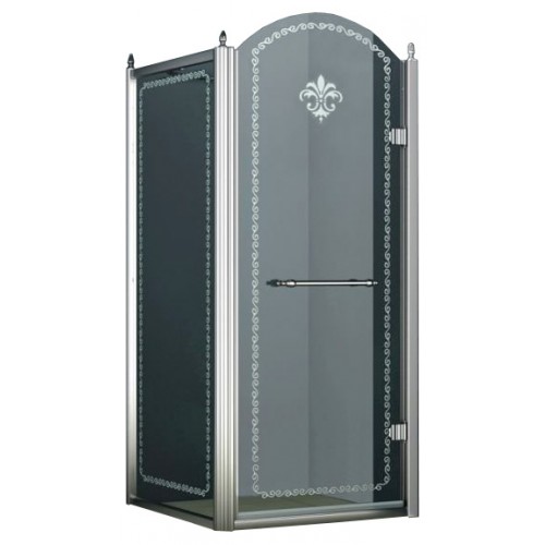 Душевой уголок Cezares RETRO-A-1-90-CP-Br-L(-R)