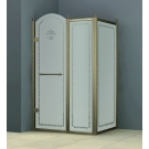 Душевой уголок Cezares RETRO-A-11-100-PP-Br-L(-R)