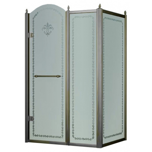 Душевой уголок Cezares RETRO-AH-11-120/100-PP-G-L(-R)