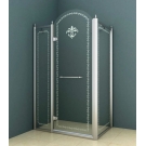 Душевой уголок Cezares RETRO-AH-12-120/100-PP-G-L(-R)