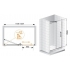 Душевая дверь Cezares LUX-BF-1-120-C-G-R