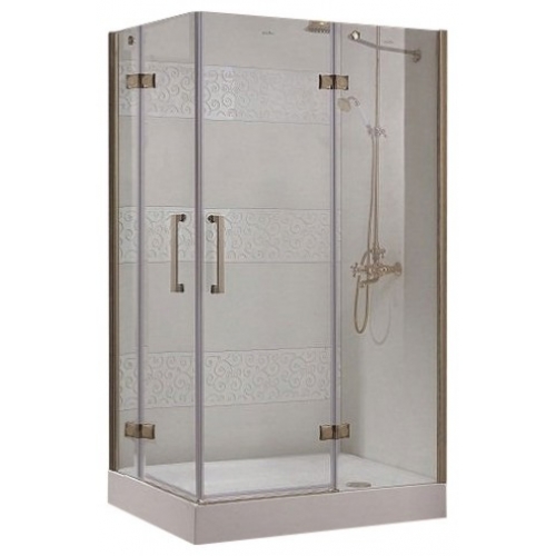 Душевой уголок Cezares MAGIC-AH-2-120/100-C-Br(-G)-L