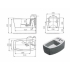Roca Tiber 357265000 Биде подвесное
