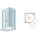 Душевой уголок Cezares FONTANO-R-11-100-C-Cr-L