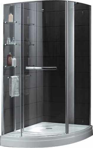 Душевой уголок Cezares TRIUMPH-RH-1-120/90-P-Cr-L